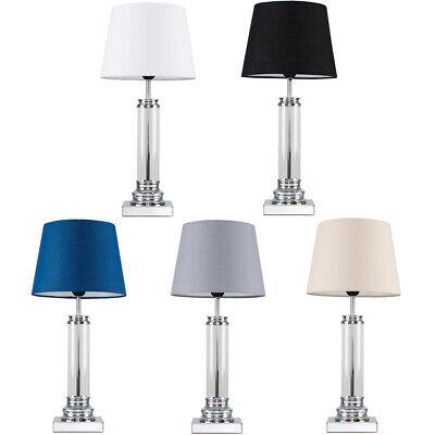 MiniSun Touch Table Lamp Glass Column Light Modern Shade LED Bulb Lighting A+