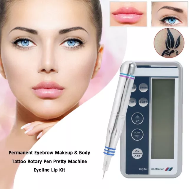 Digital Permanent Makeup Maschine Microblading Eyebrow Lip Stift Patrone Nadel