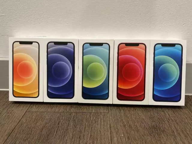 5X  Job Lot Original empty box for APPLE iPhone 12 Mixed Colours