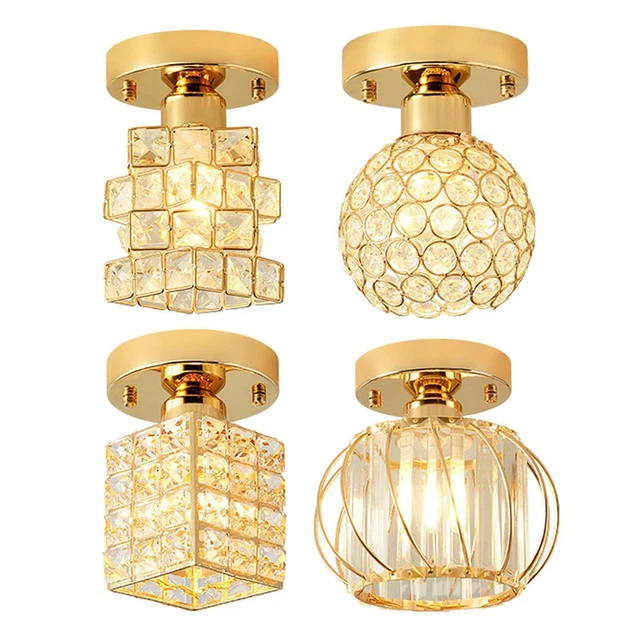 Modern Crystal Ceiling Light Chandelier for Living Room Bedroom Dining Room