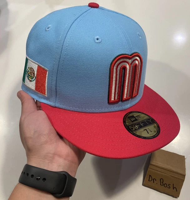 2023 WORLD BASEBALL Classic WBC New Era Fitted Mexico Blue Pink Rare