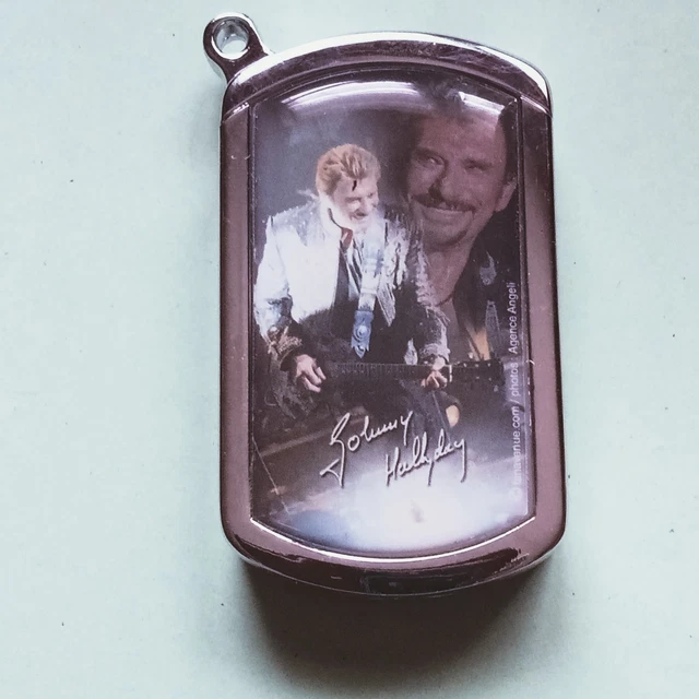 BRIQUET CHAMP JOHNNY Hallyday Bonne Etat Fonctionne Collection EUR 10,00