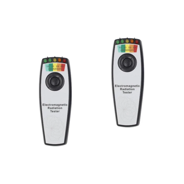 2x rilevatore di campo magnetico EMK registratore di campo magnetico elettrico misuratore EMF