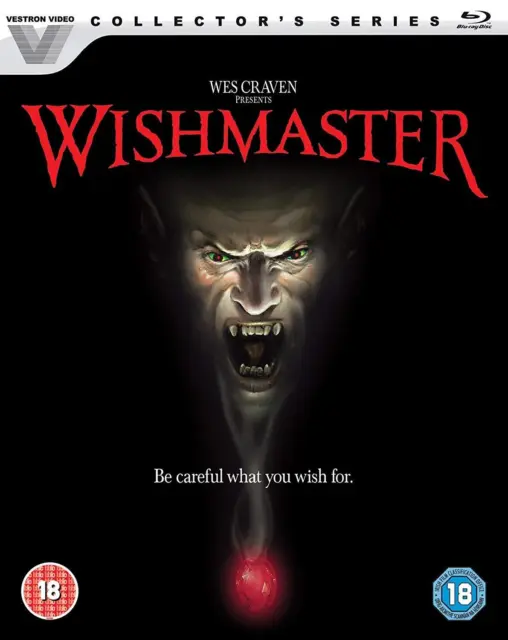 Wishmaster (Vestron) (Blu-ray) Tammy Lauren Andrew Divoff Kane Hodder Tony Todd