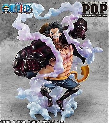 One Piece Luffy Gear 4 Bound Man Figure Portrait Of Pirates Megahouse Anime New 714 Picclick