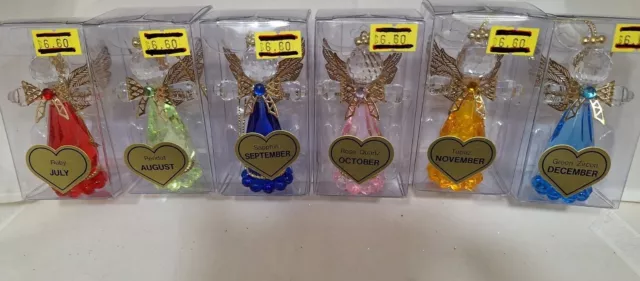 Angels Birthstone Ornaments/Figurines. Each sold separate. 2