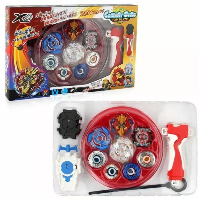 Lot de 4 Toupie Beyblade Burst Fusion avec Lanceur et Arene *Vendeur Francais* 2