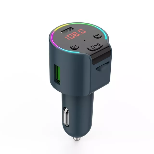 Bluetooth Car FM Transmitter MP3 Player Hands free Adapter Kit PD USB port