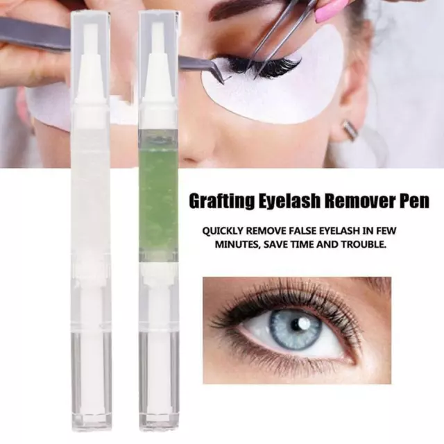 Eyelash Extensions Glue Remover Pen False Makeup Cleaner UK Tools Brush O3F4
