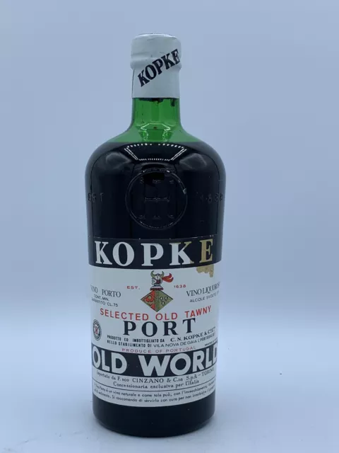 Porto selected old tawny old world Kopke Portugal cl 75 Vol. 20%