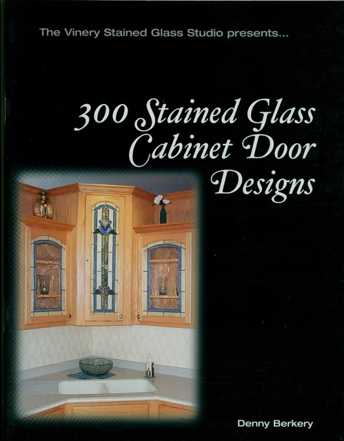 LOOK! 300 Stained Glass Cabinet Door Window Book, Bevel Victorian Prairie more..