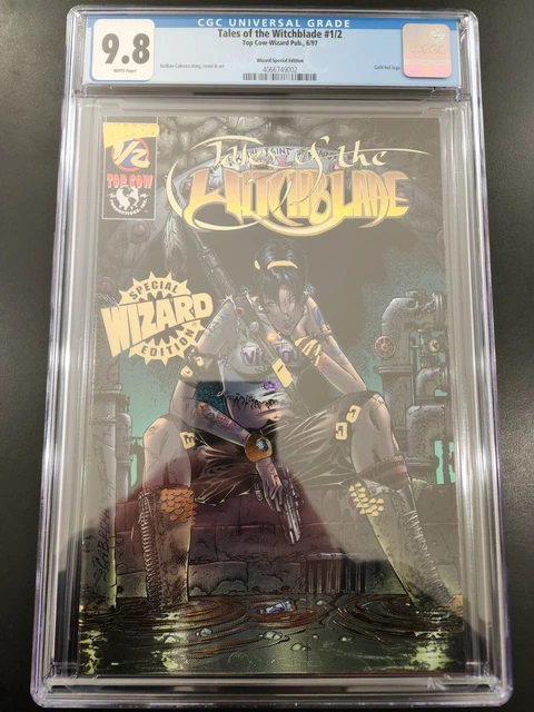Witchblade #1/2 Gold Wizard Edition CGC 9.8; 1997 Top Cow, Nathan Cabrera,...