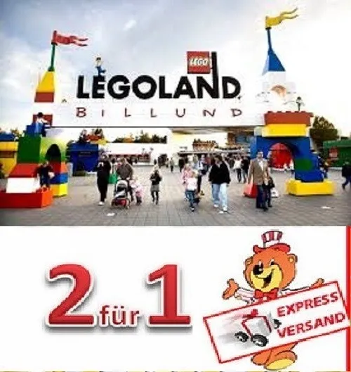 Lego Land Billund ☆ 2 für 1 ☆ Gutschein Code ☆ gültig bis Saison Ende