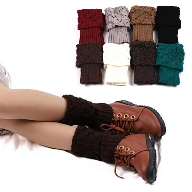 Giapponese Lolita Dolce Ragazze Scaldamuscoli Maglia Calzini Lana Donne Autun -