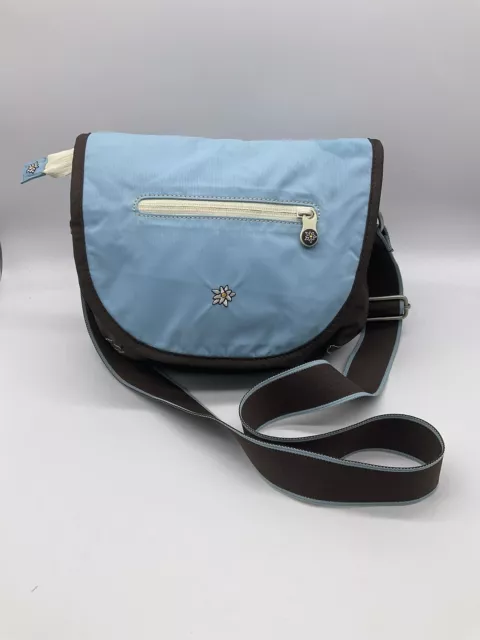 Sherpani Milli Crossbody Blue And Brown Bag