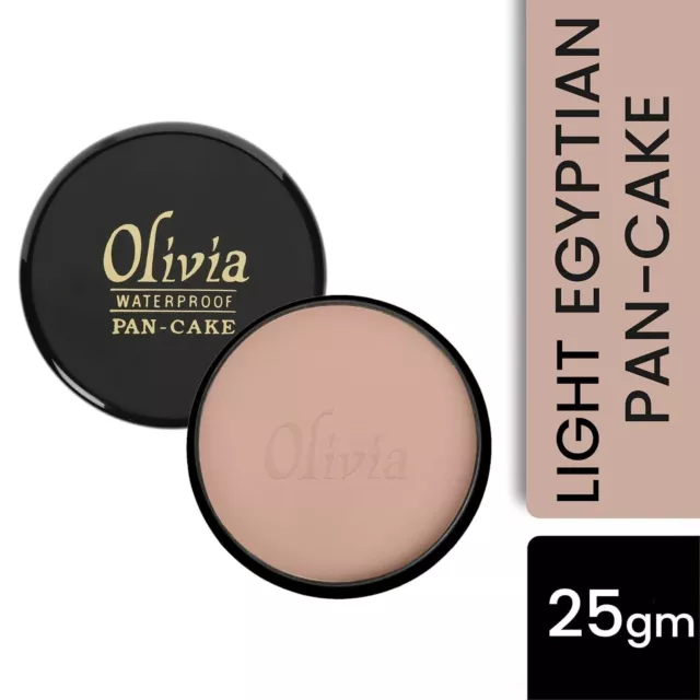 5 x 25 GM Olivia Pan Cake Waterproof Light Egyptian Makeup Concealer Shade 191