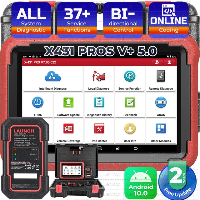 LAUNCH X431 DIAGUN V Dispositivo Diagnostico Auto Scanner ECU Codifica
