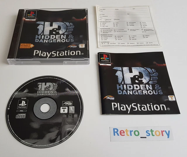 HIDDEN DANGEROUS SONY PS1 PLAYSTATION 1 SLIM PS2 PS3