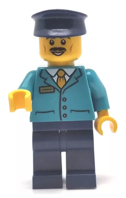 LEGO City  60337 Eisenbahn  Lok Waggon Schaffner  Figur
