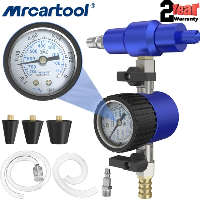 RADIATOR COOLANT REFILL Kit Cooling System Vacuum Leak Tester Refill