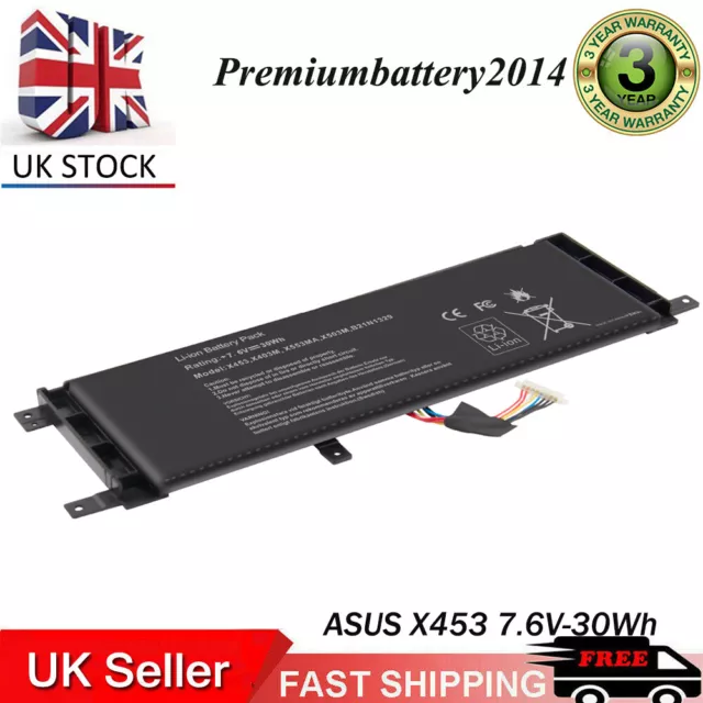 B21N1329 For Asus X553M X553MA X453 X453MA F453MA BAT-ASX453 2INP6/60/80