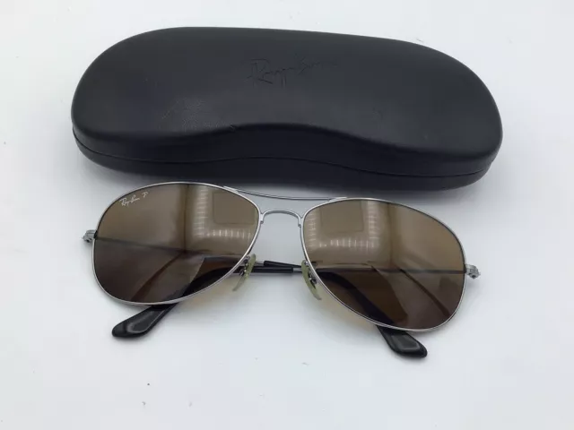 Ray Ban Cockpit Sunglasses  RB3362 004 59-14-135 Silver Frames Only Pilot SG2