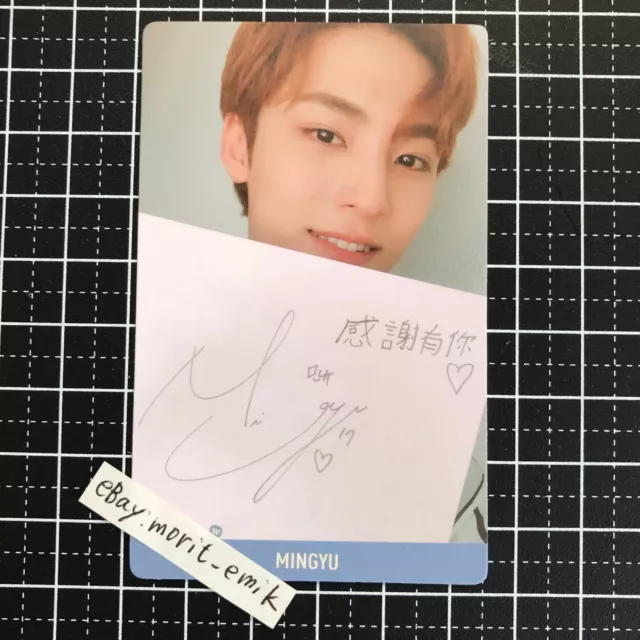 MINGYU YMMD SEVENTEEN  YOU MAKE MY DAY Taiwan limited Official photo card PC SVT