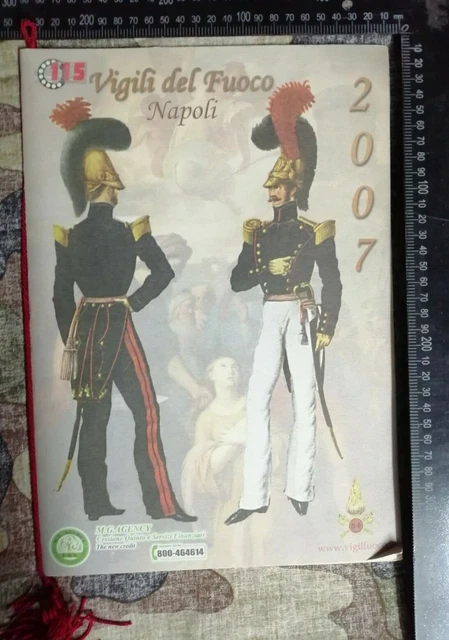 Calendario Vigili Del Fuoco Di Napoli 2007 Rarita'!!!