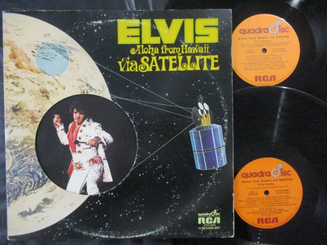 ELVIS PRESLEY Aloha From Hawaii.../ 2 LP Set USA QUADRADISC RCA VICTOR VPSX-6089
