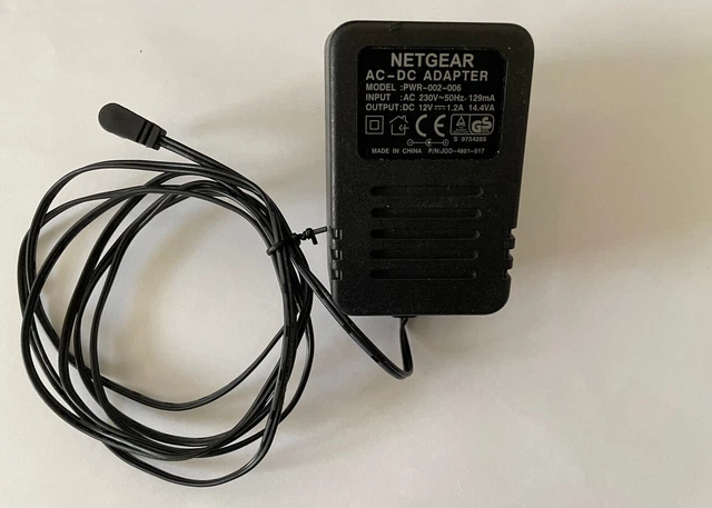 Alimentation Netgear 12V 1A - Modèle 330-10101-01 DV-1280-3UP, Occasion Fonctionnelle
