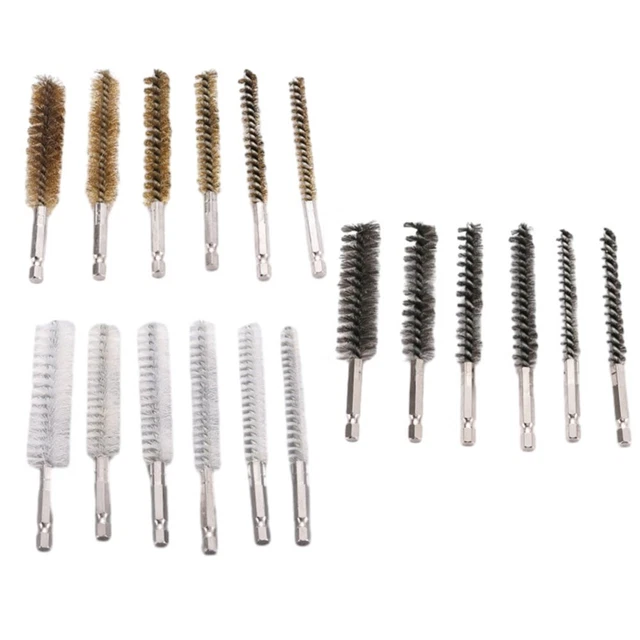 Lot de 4 brosses de nettoyage antistatiques pour circuits imprimés avec manche en bois à poils durs pour ordinateur portable, téléphone portable