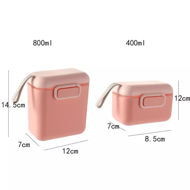 Portable Baby Milk Powder Dispenser Box Toddle Food Storage Formula Container 3