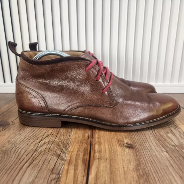 COLE HAAN CURTIS Mens Sz 10.5 M Brown Leather Chukka Low Heel