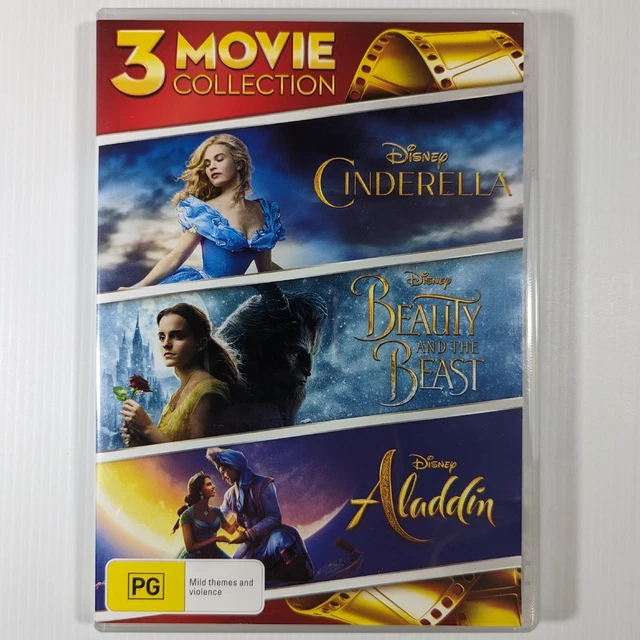 3-Movie Set - Cinderella / Beauty and the Beast / Aladdin Live Action Region 4