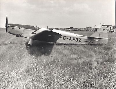 De Havilland Moth Minor G-Afoz Large Vintage Original Tony Leigh Photo 1