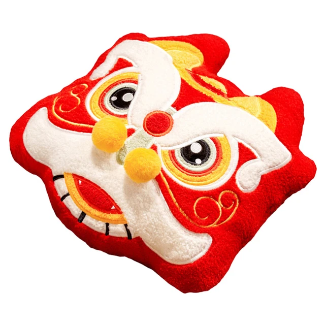 Muñeca de león decoración de besos con león danzante decoración estilo chino