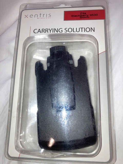 CASE Cell Phone Carrying Fits BlackBerry 9530 Storm Black