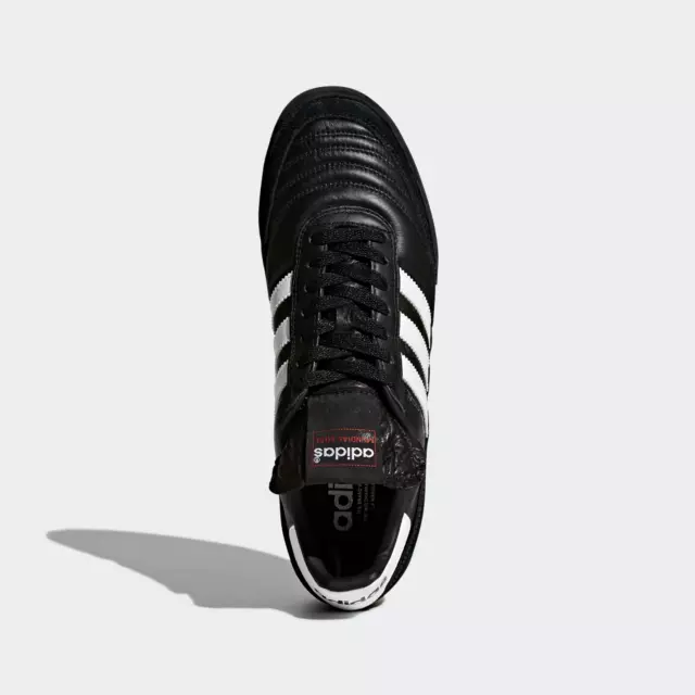 Adidas Mundial Goal Schuh IN Schwarz/Gummi und Weiß 3