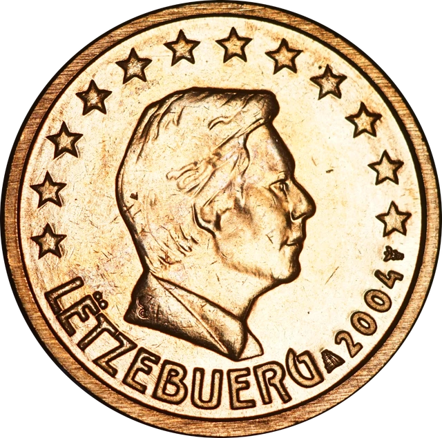 Euro Luxembourg 5 Cent Coin 2002/2004 BU Pick the coin you want