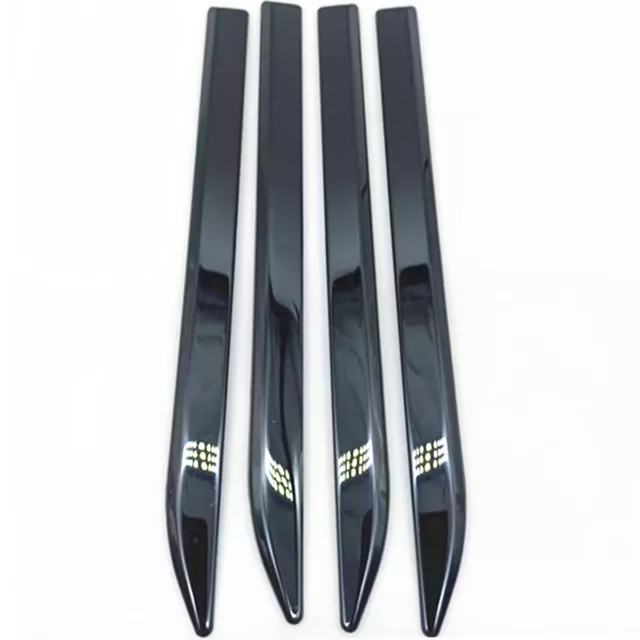 Side Fender Trim Cover Stainless Steel Chrome Dagger Emblem For Car Front Door