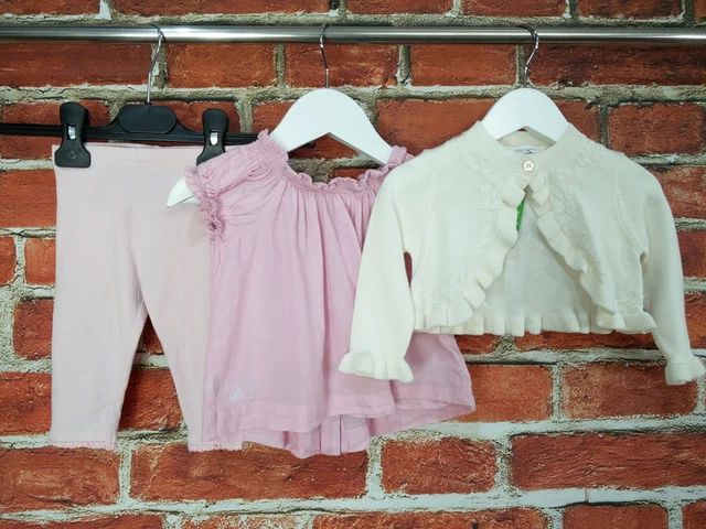 BABY GIRLS BUNDLE AGE 3-6 MONTHS RALPH LAUREN NEXT etc JUMPER TOP LEGGINGS 68CM