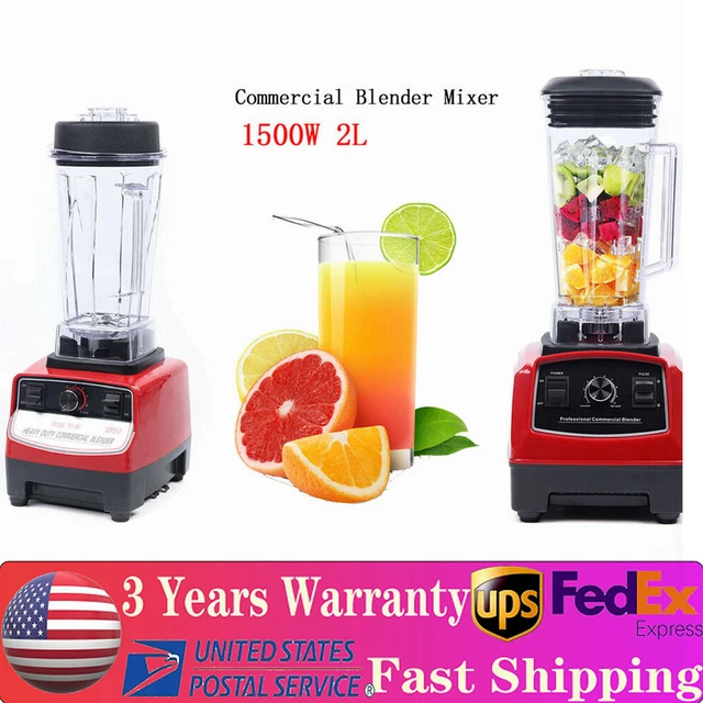2HP 2L PROFESSIONAL Power Blender Heavy Duty Commercial Blender Mixer