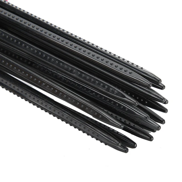 Hair Curler 17 Comb Teeth Anti‑Slip Curling Wand Hair Fluffy 2pcs Professi HL AA