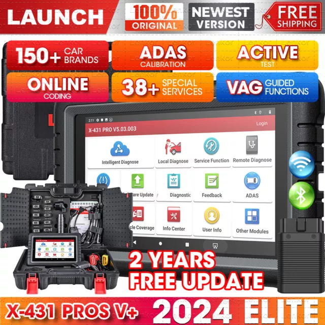 2024 LAUNCH X431 Pros V+ PRO 5 Appareil scanner OBD Codage ECU Systèmes Complète