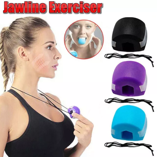 Jaw Face Jawline Exerciser Fitness Ball Neck Toner Trainer Silicone 6  Colours