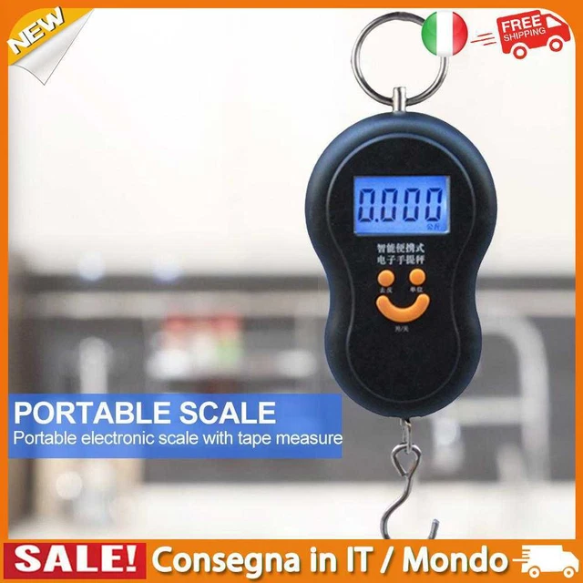 IT Mini bilancia elettronica digitale portatile con bilancia sospesa retroillumi