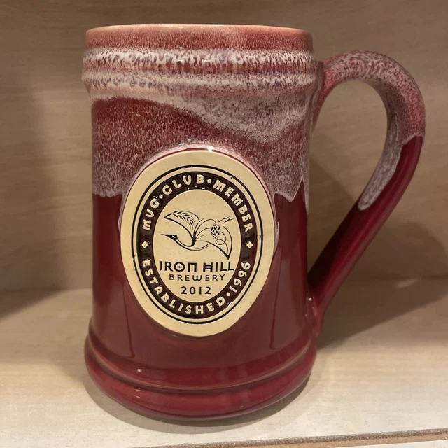 IRON HILL BREWERY- 2012 MUG CLUB MEMBER Stoneware Ceramic BEER Stein. EUC