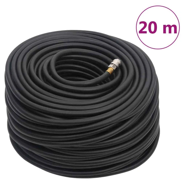 AX Tubo Aria 20m Nero Gomma Ibrido Compressori Flessibile Chiavi Multiuso 154497