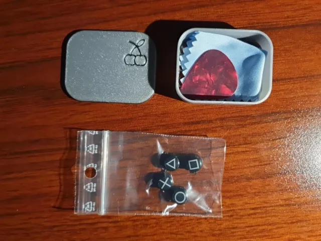 AYN Odin handheld replacement buttons - Grey PSX-style by SakuraRetroModding