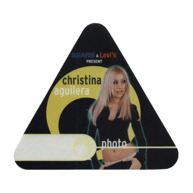 Christina Aguilera 2000 Psykoblast concert tour Photo Backstage Pass